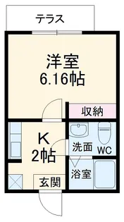 グランシャトー弘明寺【1階】の間取り