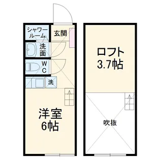 ソルティ湘南藤沢【204号室】の間取り