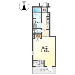 border A【1階】の間取り