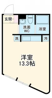 COZY岡崎柱町【4階】の間取り