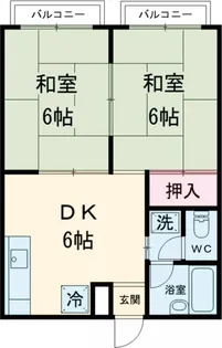 ジョイントファミーユB棟【2階】の間取り