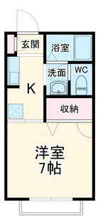 ルーチェスタジョーネ【1階】の間取り