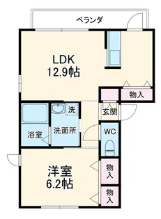 Cinq Stella 3【2階】の間取り