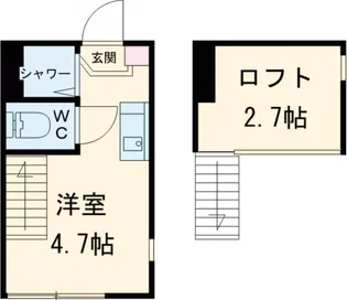 ハーモニーテラス西新小岩Ⅱ【1階】の間取り