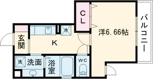セレスティン三軒茶屋【3階】の間取り