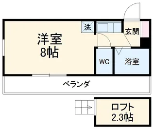 カーサ・エスペシア【203号室】の間取り