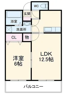 Ceres志賀本通【2階】の間取り