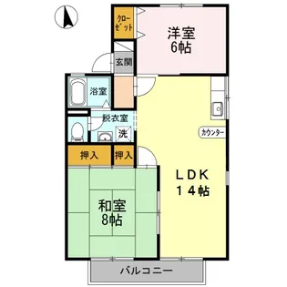 マリールタウン【1階】の間取り