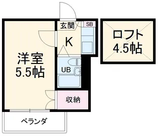 北松戸第7レジデンス【1階】の間取り