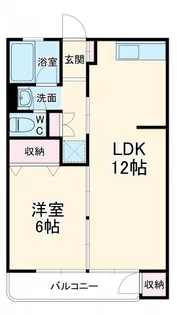 冨士コーポ【103号室】の間取り