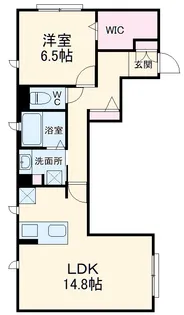 beige【1階】の間取り