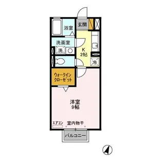 アネックスMITO Ⅱ【2階】の間取り