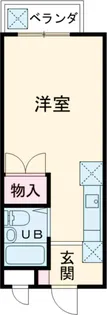 日野屋第一ビル【4階】の間取り
