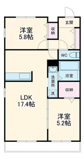 ETHIQUE【303号室】の間取り