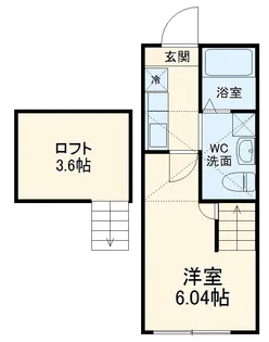 グラート向ヶ丘遊園【1階】の間取り