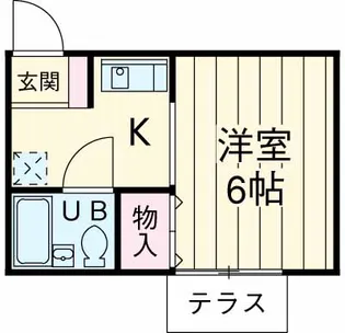 ネオフラッツ飯山満【1階】の間取り