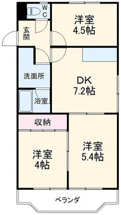 メゾン下山【2階】の間取り