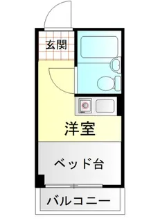 ウエストインパート10【2階】の間取り