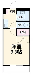 Pine Well駅前 A棟【302号室】の間取り