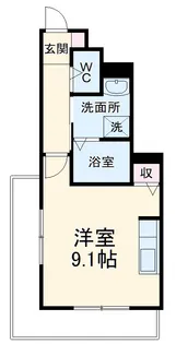 エルメゾン伊倉【1階】の間取り