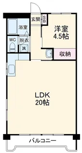 田園ドミール【5階】の間取り