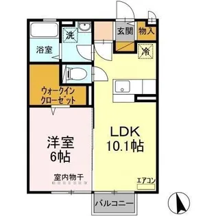 メゾン・ド・グラシャス【2階】の間取り