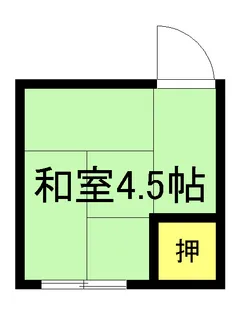 第二大八木荘【307号室】の間取り