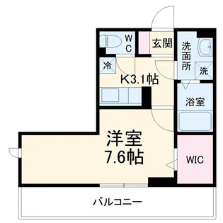 フレシア鵠沼海岸【2階】の間取り
