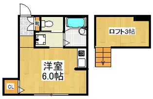 ランディー高石B棟【102号室】の間取り