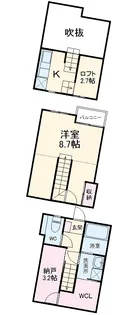 Arbol【102号室】の間取り