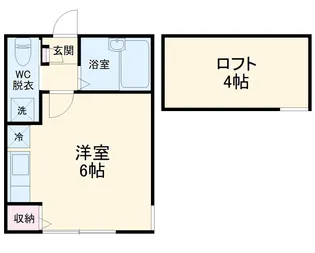 ロフトステージ壱番館【2階】の間取り