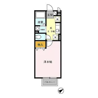 マ・メゾンASUKA【205号室】の間取り