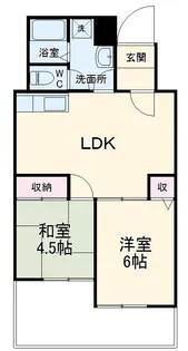 ノアハヤシII【1階】の間取り