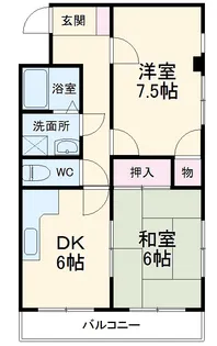 エクセル山一【3階】の間取り