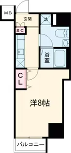 メイクスデザイン東十条【8階】の間取り