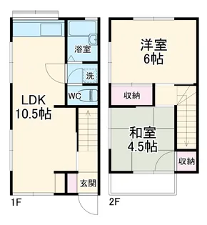シーサイド川瀬【1階】の間取り