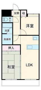 ル・ド・ソレイユ【702号室】の間取り