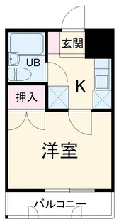 ドミールあざみ野【103号室】の間取り