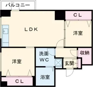 TIME SHARING 大岡山【2階】の間取り