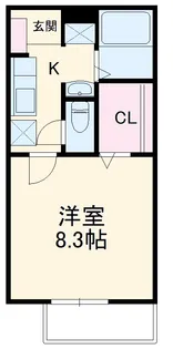 カーサはるひ野【1階】の間取り