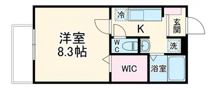 カーサはるひ野【1階】の間取り