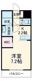 グランソレイユ 二子【2階】の間取り