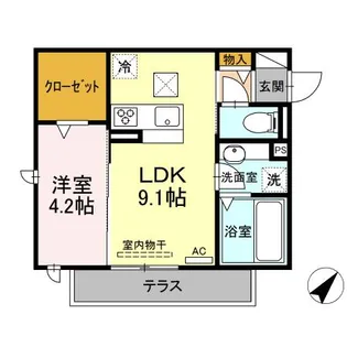 コンフォート桜【1階】の間取り