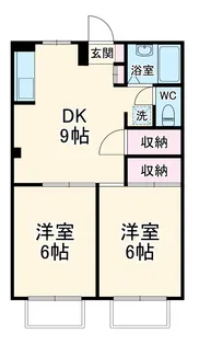 メイウール新川崎【1階】の間取り