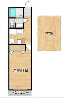 プルメリア湘南【2階】の間取り