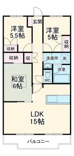 サエラ宮原【3階】の間取り