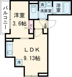 リベルテ【3階】の間取り