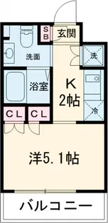 エスティメゾン武蔵小山【4階】の間取り