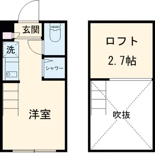 ハーモニーテラス上高井戸Ⅲ【1階】の間取り
