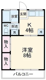 ハイネス加納【1階】の間取り
